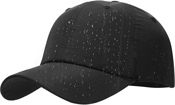 Unisex Waterproof Baseball Cap – Lightweight Outdoor Rain Hat with Breathable Design, Windproof & Sun Protection